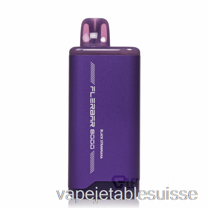 Vape Suisse Flerbar 8000 Paille Noire Jetable